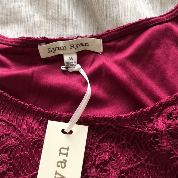 Garnet lace top - Picture 3 of 3